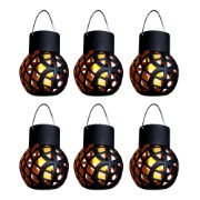 Solar Hanging Dancing Flame Lantern Light (Set of 6) (Outer Ctn Qty: 24)