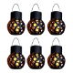 Solar Hanging Dancing Flame Lantern Light (Set of 6) (Outer Ctn Qty: 24)