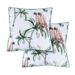 Pair of Pink Parrot Scatter Cushions (Outer Ctn Qty: 18)