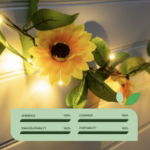 2m Solar Sunflower Outdoor Garland String Lights (25 LED) (Outer Ctn Qty: 12)