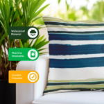 Pair of Painted Stripe Scatter Cushions (Outer Ctn Qty: 18)