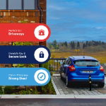 Folding Parking Post - Round (Box Qty: 4)