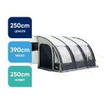 Ontario Porch Awning 390 Charcoal (Box Qty: 1)