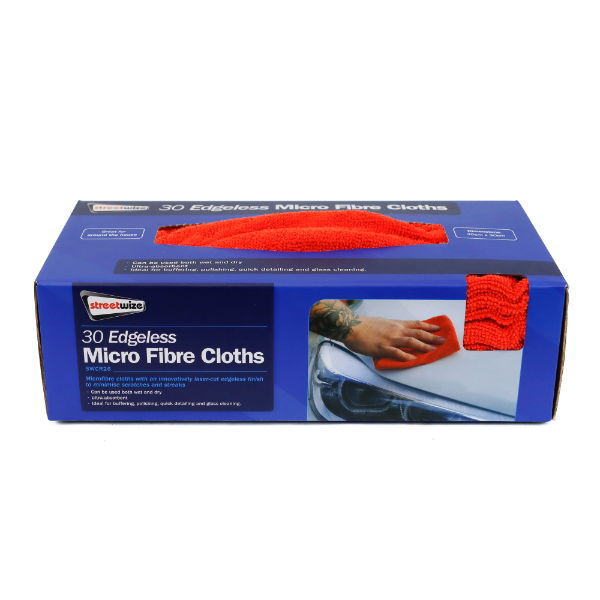 Box of 30 Edgeless Microfibre Cloths