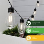 2m Solar Filament LEB Bulb String Lights (10 Piece) (Outer Ctn Qty: 12)