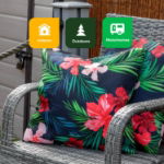 Outdoor Pair Of Scatter Cushions - Tropical (Outer Ctn Qty: 18)