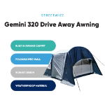 Gemini 320 Drive Away Motorhome Awning