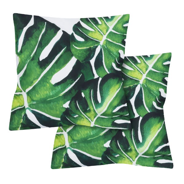 Pair of Banana Leaf Scatter Cushions (Outer Ctn Qty: 18)