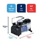 150PSI 12V Tornado Metal Air Compressor (Box Qty: 8)