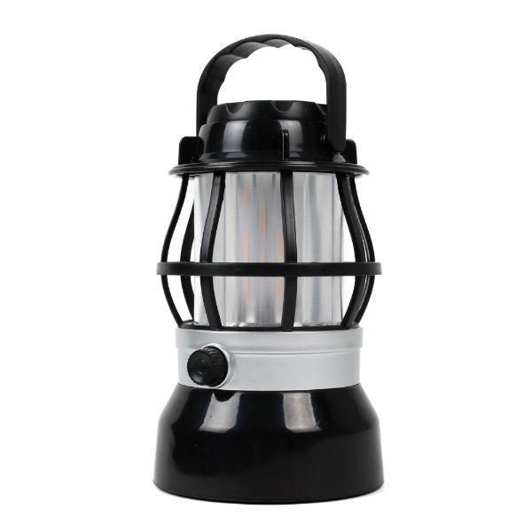 Camping Dimming Lantern With Flame LED