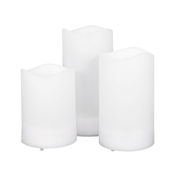 Solar LED Candle Set (3 Piece Set) (Outer Ctn Qty: 12)