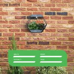 Solar Hex Wall Planter