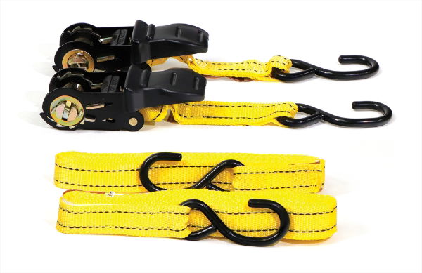 2 x 25mm-3.5m H/Duty Ratchet Tie Downs (Box Qty: 10)