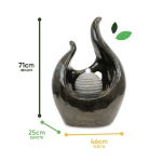 Solar Powered Water Feature - Baroque-Style  (Outer Carton Quantity: 1)