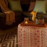 Outdoor Morocco Pouf Ottoman (Outer Ctn Qty: 20)