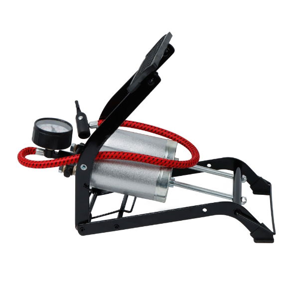 Deluxe Quality Twin Cylinder Foot Pump-270 Gauge (Outer Ctn Qty: 10)