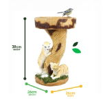 Solar Meerkat Bird Bath