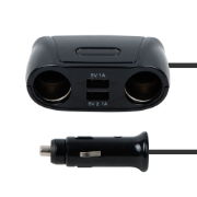 Twin socket and twin USB charger (Box Qty: 64)