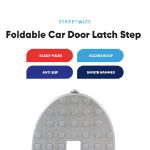 Foldable Car Door Latch Step (Outer Carton: 12)