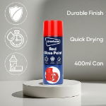 PQD of 6 Red Gloss Paint 400ML (Box Qty: 6)