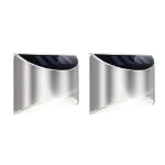 Lucent Solar Fence Lights (Pack of 2) (Outer Ctn Qty: 24)
