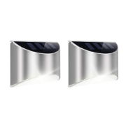 Lucent Solar Fence Lights (Pack of 2) (Outer Ctn Qty: 24)