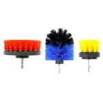 3-piece Scrub Brush Drill Set (Outer Ctn Qty: 18)