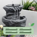 Solar Powered Water Feature - Rock Planter (Outer Carton Qty: 1)