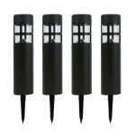 Solar Pillar Stake Lights (Pack of 4)