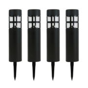 Solar Pillar Stake Lights (Pack of 4)