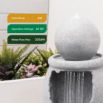 Orb On Vase Solar Water Feature (Outer Ctn Qty: 1)