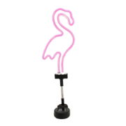 Solar Neon-Effect Flamingo Stake Light (Outer Ctn Qty: 12)