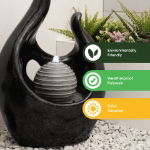 Solar Powered Water Feature - Baroque-Style  (Outer Carton Quantity: 1)