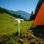 20 Pcs Heavy Duty Glow Tent Pegs 7x200mm