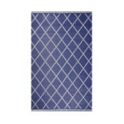 Piazza Outdoor Rug (Navy/Cream) - 150cm x 250cm (Large) (Outer Ctn Qty:10)