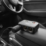 12V Triple Socket + Dual USB (A & C) – 80cm Cable