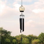 Solar LED Crackle With Wind Chime (Outer Ctn Qty: 12)