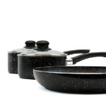 3 Piece Induction Pan Set - Black Marble