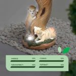 Solar Meerkat Bird Bath