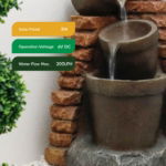 Solar Powered Water Feature - Corner Brick Wall (Outer Carton Quantity: 1)