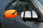 Pair Neon Orange Rock Steady Towing Mirrors