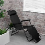 EasiRecline Sun Lounger  - Black (Outer Ctn Qty: 1)