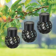 Set of 6 Solar Hanging Dancing Flame Lantern Light (Outer Ctn Qty: 24)