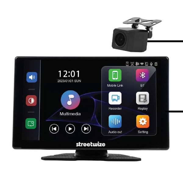 9" FreePlay Car Display Unit with Rear Camera 