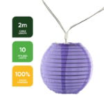 2m Solar Lantern LED String Lights (10 Piece) (Outer Ctn Qty: 24)