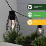 8 Led Metal Bulb Solar Lights (Outer Ctn Qty: 8)