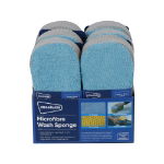 PDQ of 6 Microfibre Wash Sponge (Outer Ctn Qty: 12 PDQ of 6 = 72 singles)