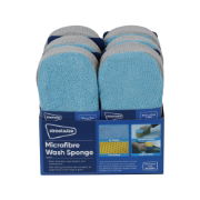 PDQ of 6 Microfibre Wash Sponge (Outer Ctn Qty: 12 PDQ of 6 = 72 singles)