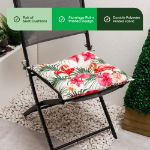 Outdoor Pair Of Seat Cushions - Flamingo Palm (Outer Ctn Qty: 22)