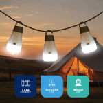 Colour Changing LED Camping Orb Light Set